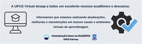 controle academico online ufcg|PVAE.